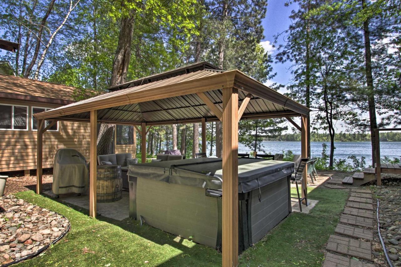 Loon Lake Lodge With Dock, Sauna And Hot Tub! Pequot Lakes 外观 照片