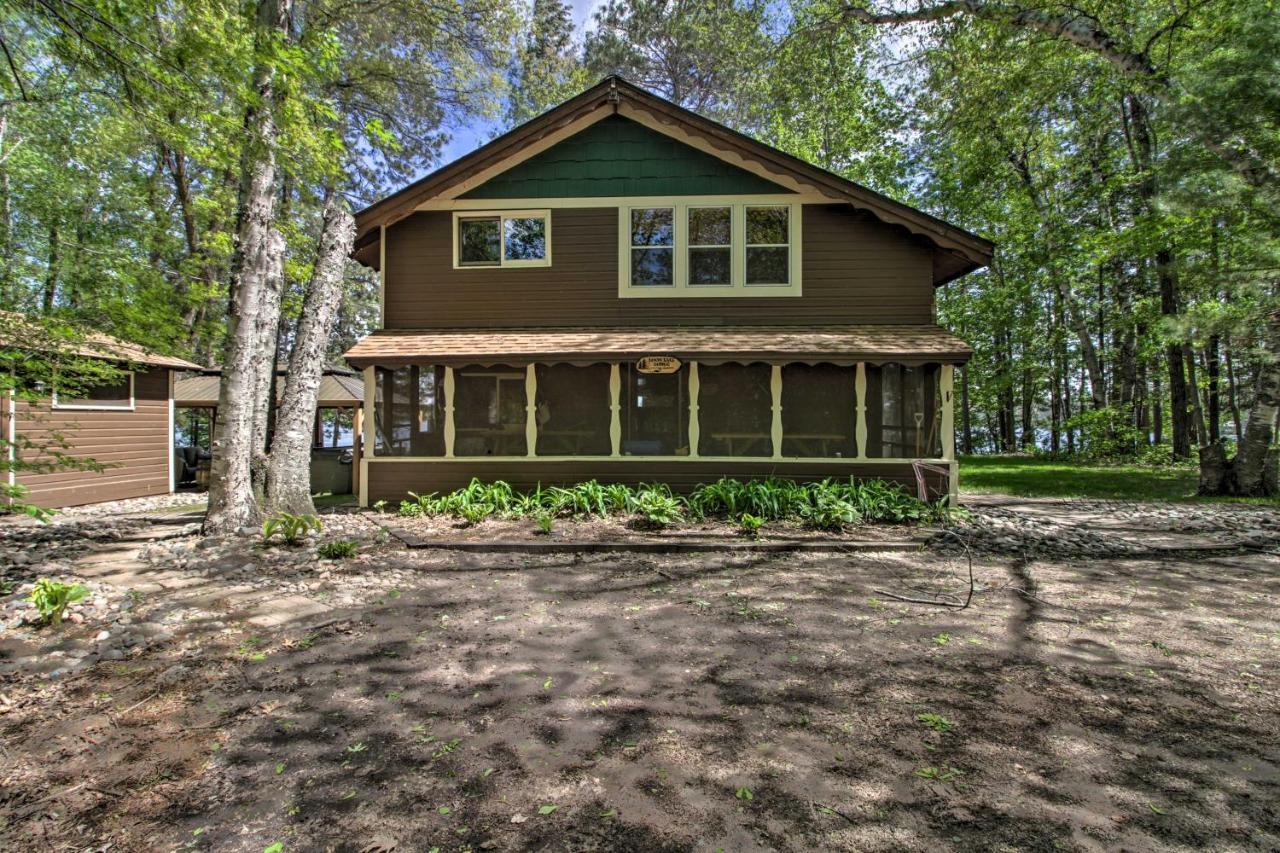 Loon Lake Lodge With Dock, Sauna And Hot Tub! Pequot Lakes 外观 照片