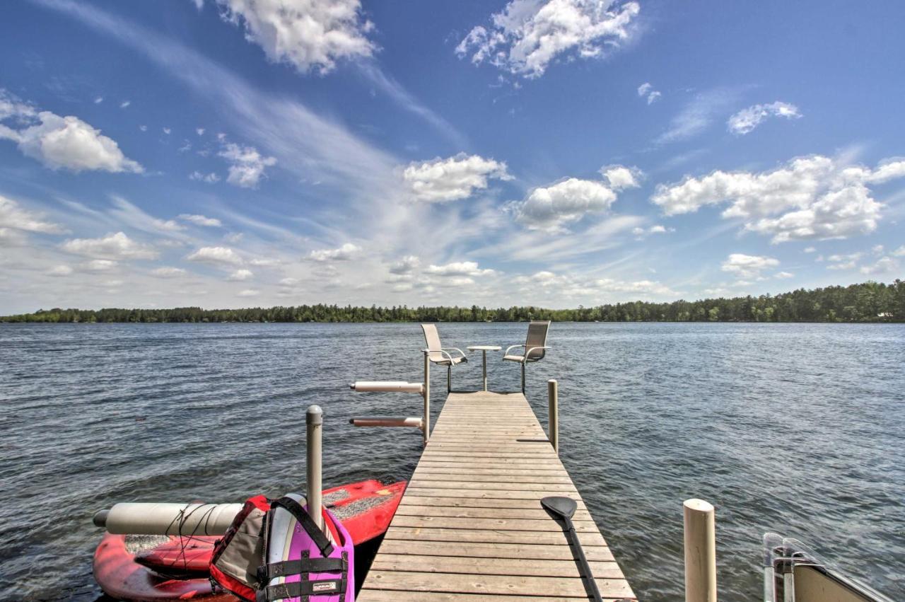 Loon Lake Lodge With Dock, Sauna And Hot Tub! Pequot Lakes 外观 照片